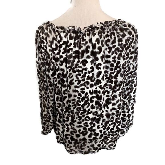 New! Sanctuary Chantel Leopard Top Sz S - Picture 4 of 7